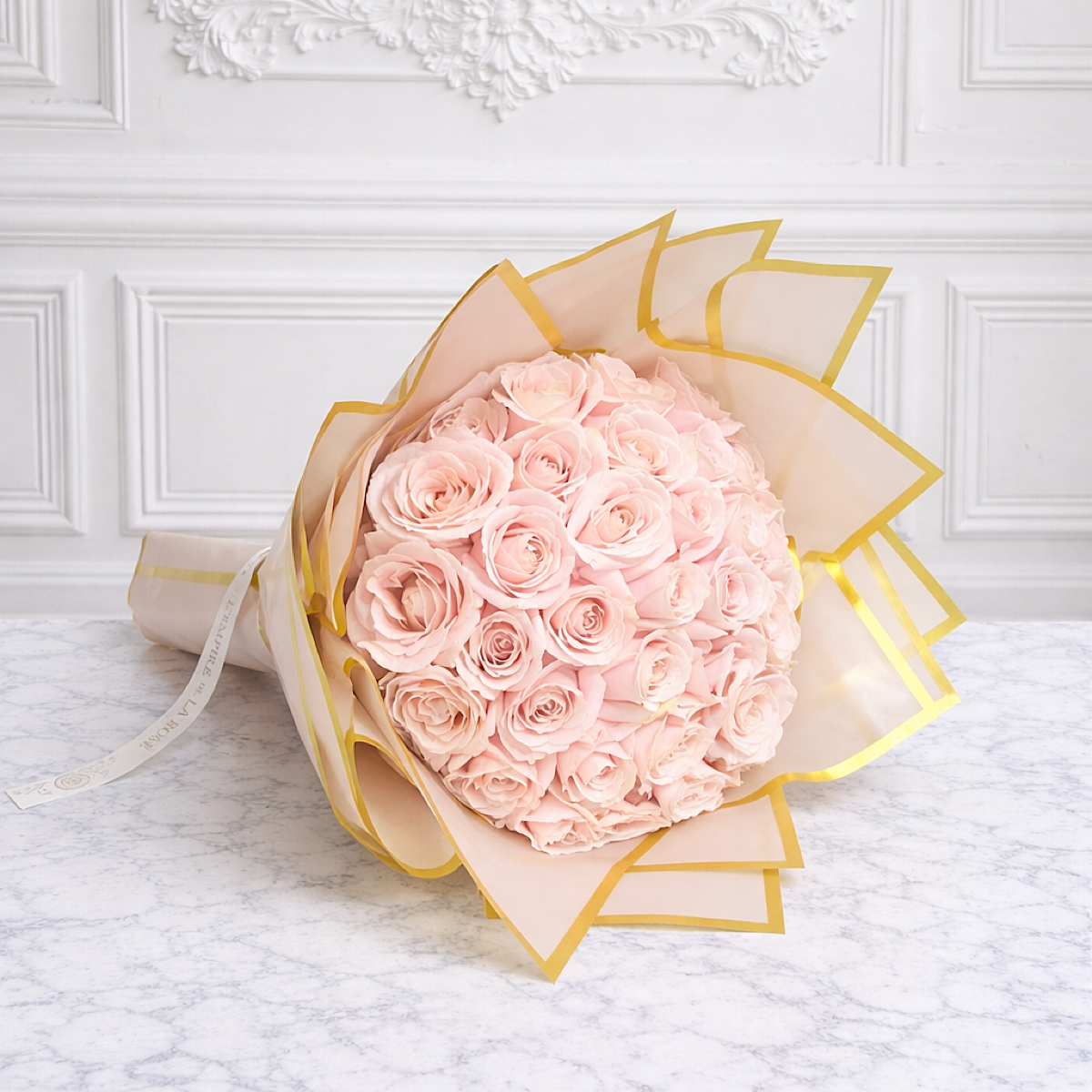 bouquet de roses rose