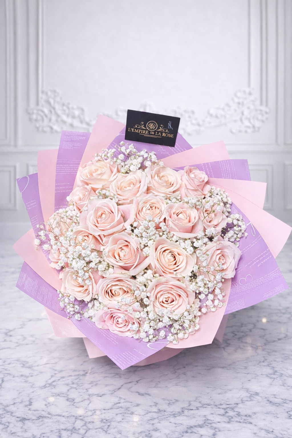 Elegance - Pink Rose Bouquet