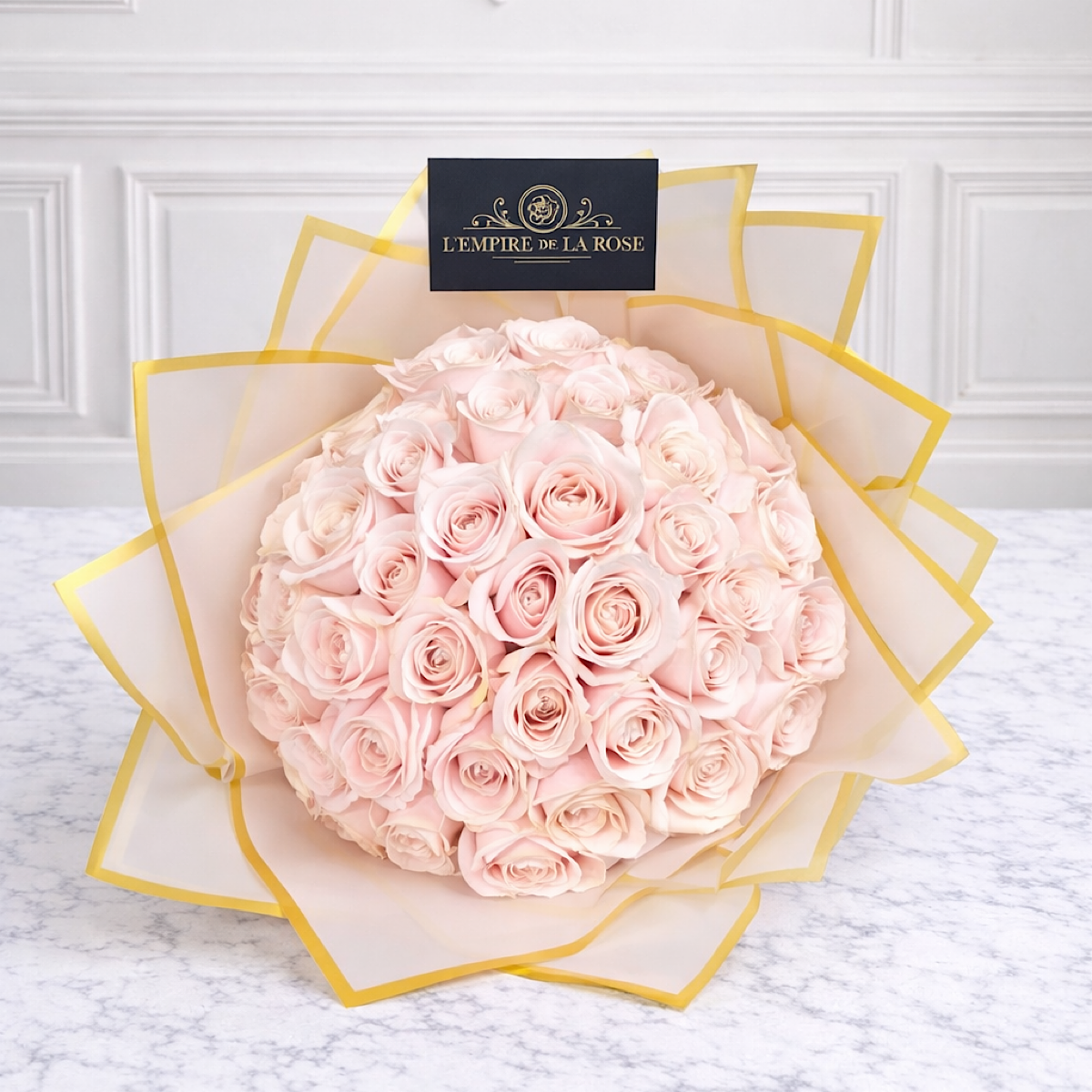 bouquet de roses rose