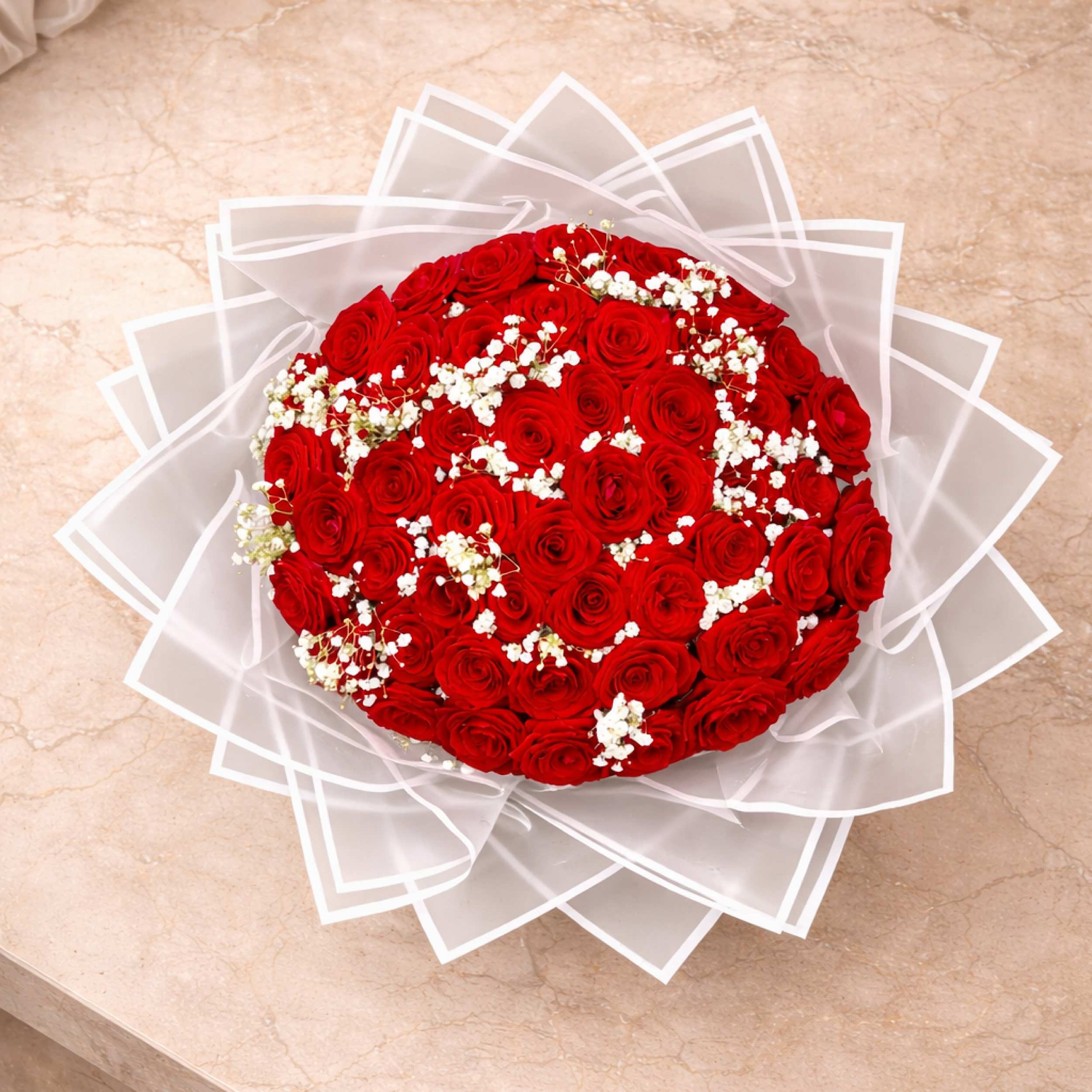 Bouquet romance - Fleurs Fraiches